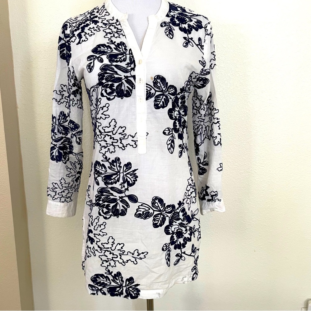 Forcynthia Beachwear Embroidered Tunic Size Small